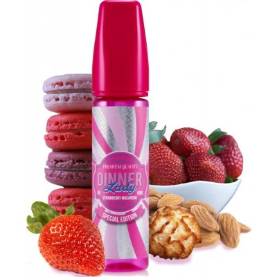 Dinner Lady shake & vape Strawberry Macaron 20ml