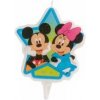 Dekora Narodeninová sviečka Mickey & Minnie 7,5 cm