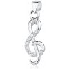 Olivie Strieborný prívesok HUSĽOVÝ KĽÚČ 2032 Ag 925; ≤0,6 g.
