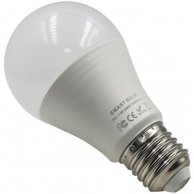 iQ-Tech SmartLife LED žiarovka WB011, Wi-Fi žiarovka E27, 9W, biela