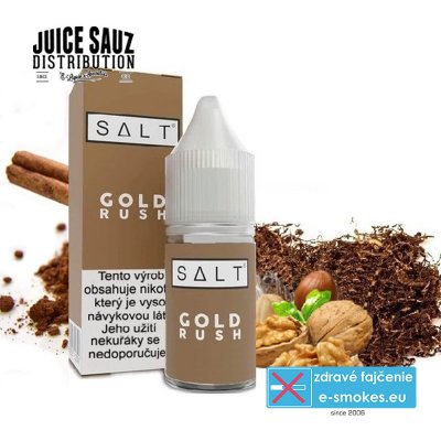 Juice Sauz e-liquid SALT, Gold Rush 10ml - 10mg