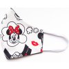 Bavlnené rúško - Disney Mickey červené / sivý melír