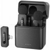 BOYA Microphone Wireless BY-V3 2.4GHz with 2 transmitters and 1 receivers (Lightning) Black EU