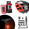 Zadná cyklistická lampa ROXAR na sedlovku a USB prilbu IPX5 20LM