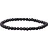Olivie Náramok 4mm ČIERNY TURMALÍN 8125 ≤6,5 g.