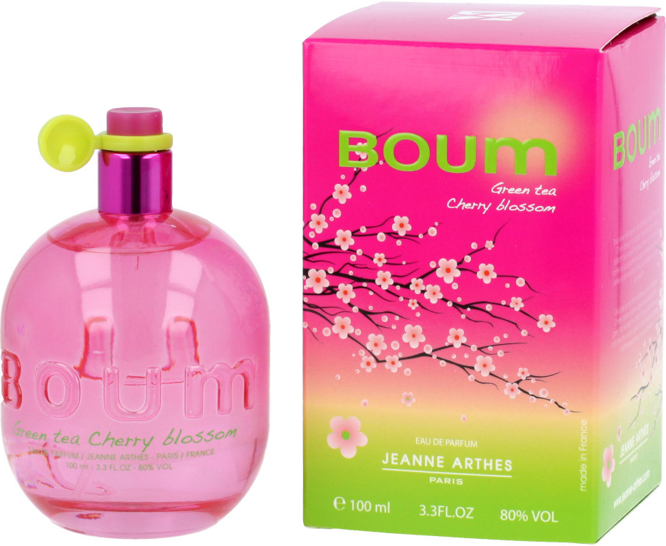 Jeanne Arthes Boum Green Tea Cherry Blossom parfumovaná voda dámska 100 ml