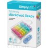 SimplyMED Týždenný dávkovač liekov otvárací, model 21010, 1x1 ks