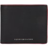 Kožená peňaženka Tommy Hilfiger čierna, pánska 12 x 10 cm