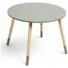 DETSKÝ STOLÍK DO DETSKEJ IZBY OKRÚHLY ZELENÝ MDF Ø 60 cm