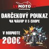 Darčeková poukážka LVMOTO.SK v hodnote 200€