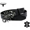 Pánsky kožený opasok Buffalo Wild Scorpion 110cm čierny