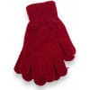Fashion dámske červené zimné rukavice