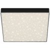 Briloner | Briloner 7078-415 - LED Stropné svietidlo STAR SKY LED/21W/230V 28x28 cm čierna | BL1622