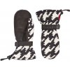 Rukavice Perfect Moment Davos Mitts Black/Snow White Houndstooth L
