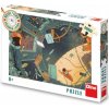 Dino Puzzle - Vesmír: Najdi 10 předmětů - 300 dílků XL