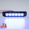 PROFI výstražné LED svetlo vonkajšie, modré, 12-24V, ECE R65 (CH-060B)