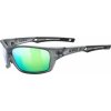 Uvex Sportstyle 232 P - Smoke Mat/Mirror Green Cat.3 Polavision one size