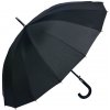 Clayre & Eef veľký dáždnik pre dospelých Lummi čierny