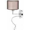 Rabalux 2629 ANASTASIA nástenné svietidlo 1xE27 + LED 1W=85lm 4000K hnedé