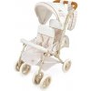 Kočík nastaviteľný pre bábiky dvojčatá do 52 cm Verona DeCuevas Toys 90378