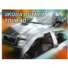 Deflektory - Protiprievanové plexi Škoda Octavia I Sedan 1997 - 2010 (+zadné)