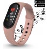 Luxria SmartWatch M5 Pro Music - Inteligentný náramok Farba: Ružová so vstavaným reproduktorom a prehrávačom