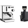 Rancilio Silvia BC, white + Eureka Mignon Zero 55s, BL black