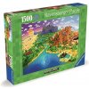 Ravensburger 17189 Minecraft: Svět Minecraftu 1500 dielov