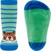 Detské protišmykové ponožky Ewers Stoppersocken SoftStep Tiger - maigrün 19-20