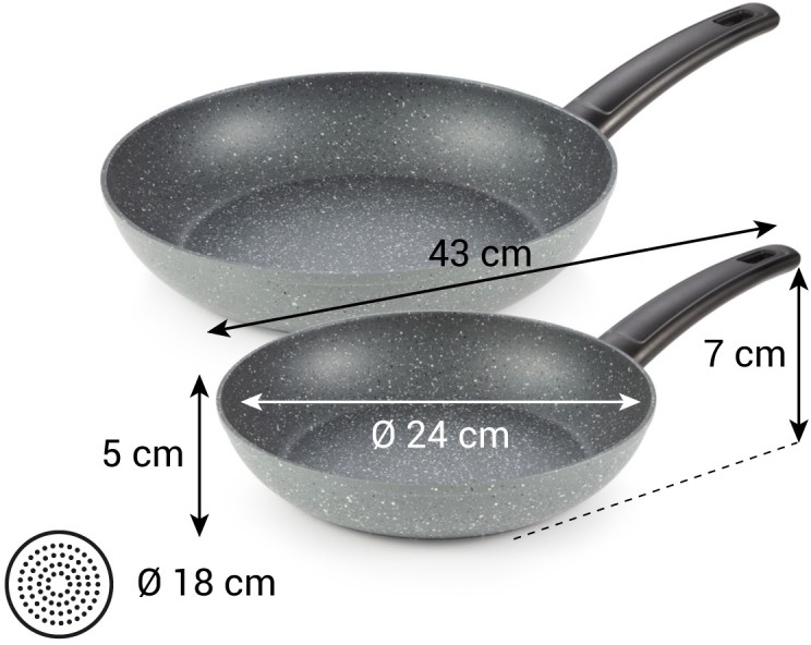 Tescoma Pánve FineLINE ø 24 a 28 cm sada 2 ks