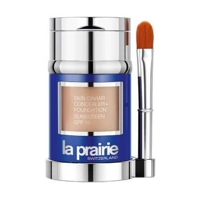 La Prairie Luxusné tekutý make-up s korektorom SPF 15 (Skin Caviar Concealer Foundation) 30 ml + 2 g Almond Beige