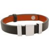 Pánsky kožený náramok na gravírovanie 3x ID (1x veľký + 2x mlaý) BL7773