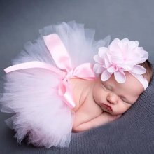 Tutu suknička pre bábätko ružová