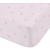 Ružová napínacia detská plachta na jednolôžko/na vysoký matrac z mikrovlákna 90x190 cm Soft as a Cloud – Catherine Lansfield
