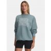 Under Armour Rival Flc OS Varsity Crew-GRN Women's Sweatshirt Women's čierna tyrkysová
