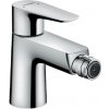 Hansgrohe Talis E - Páková bidetová batéria s odtokovou súpravou s ťahadlom, chróm 71720000