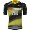RAPIDGEAR Cyklistický dres s krátkym rukávom - VISMA TDF25 REPLICA JERSEY - žltá/čierna
