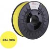 C-TECH Tisková struna (filament) PREMIUM LINE, PLA, sírová žlutá, RAL1016, 1,75mm, 1kg