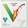 Hario Hario bílé papírové filtry do V60-02 (40 ks) - krabička