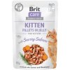 Kapsička Brit Care Cat Kitten. Fillets in Jelly with Savory Salmon 85 g