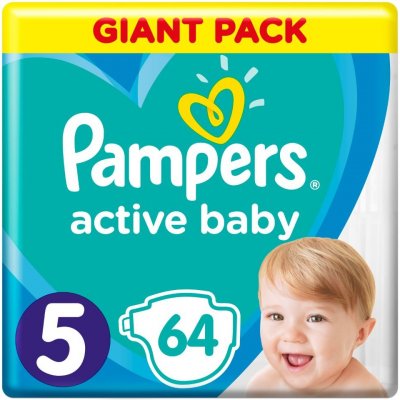 Pampers Active Baby 5 11-16 kg 64 ks