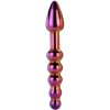 Dream Toys Glamour Glass análne dildo rainbow 18 cm
