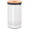 Brabantia Kôš na bielizeň Brabantia 60l biely/korkové veko