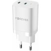 Rýchlonabíjačka do siete Forever TC-05-35CC GaN PD 2x USB-C 35W biela GSM171398