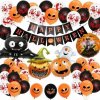 BALÓNOVÁ GIRLANDA HALLOWEEN BANNER BALÓNY MIX TEKVICA NETOPIER DEKORÁCIA