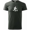 Orientačný beh muž-žena - Klasické pánske tričko vyššej gramáže - XS ( Tmavá bridlica (sivá so zeleným nádychom) )