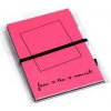 Fujifilm Instax ručne vyrábaný 10 str. album + kreatívna sada, pre MINI - ružová, 70100145153