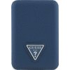 Guess PU Grained Triangle Logo MagSafe powerbanka 5000mAh modrá (GUPB5FPGTSPSB)