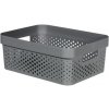 CURVER Úložný box INFINITY DOTS 11L - šedý R41561