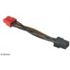AKASA kabel AK-CB052 redukce 6pin PCIe na 8pin PCIe 2.0